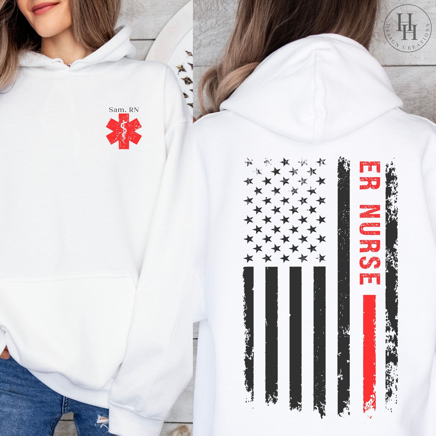 ER Nurse Personalized Sweatshirt, Hoodie