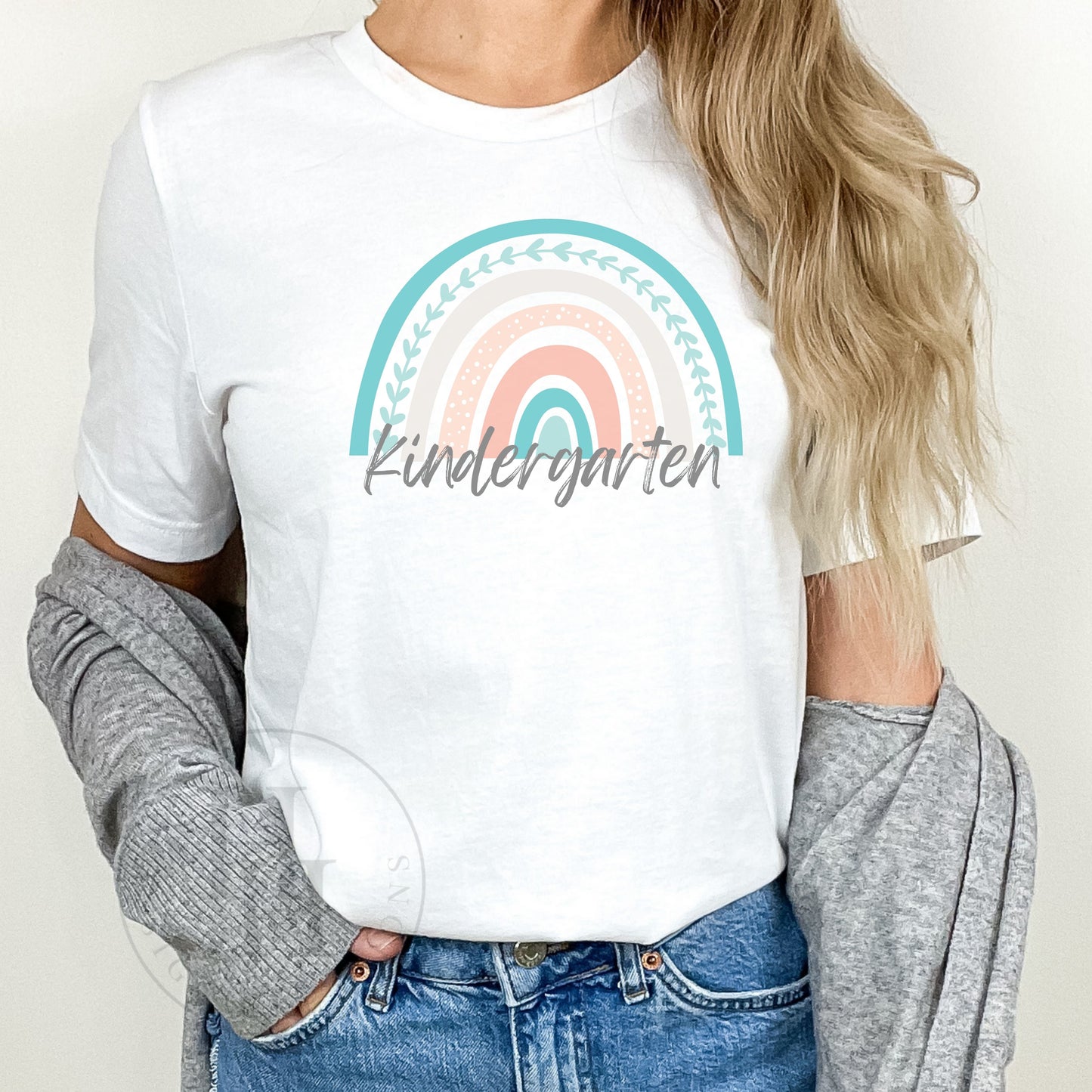 Kindergarten Pastel Rainbow Tee