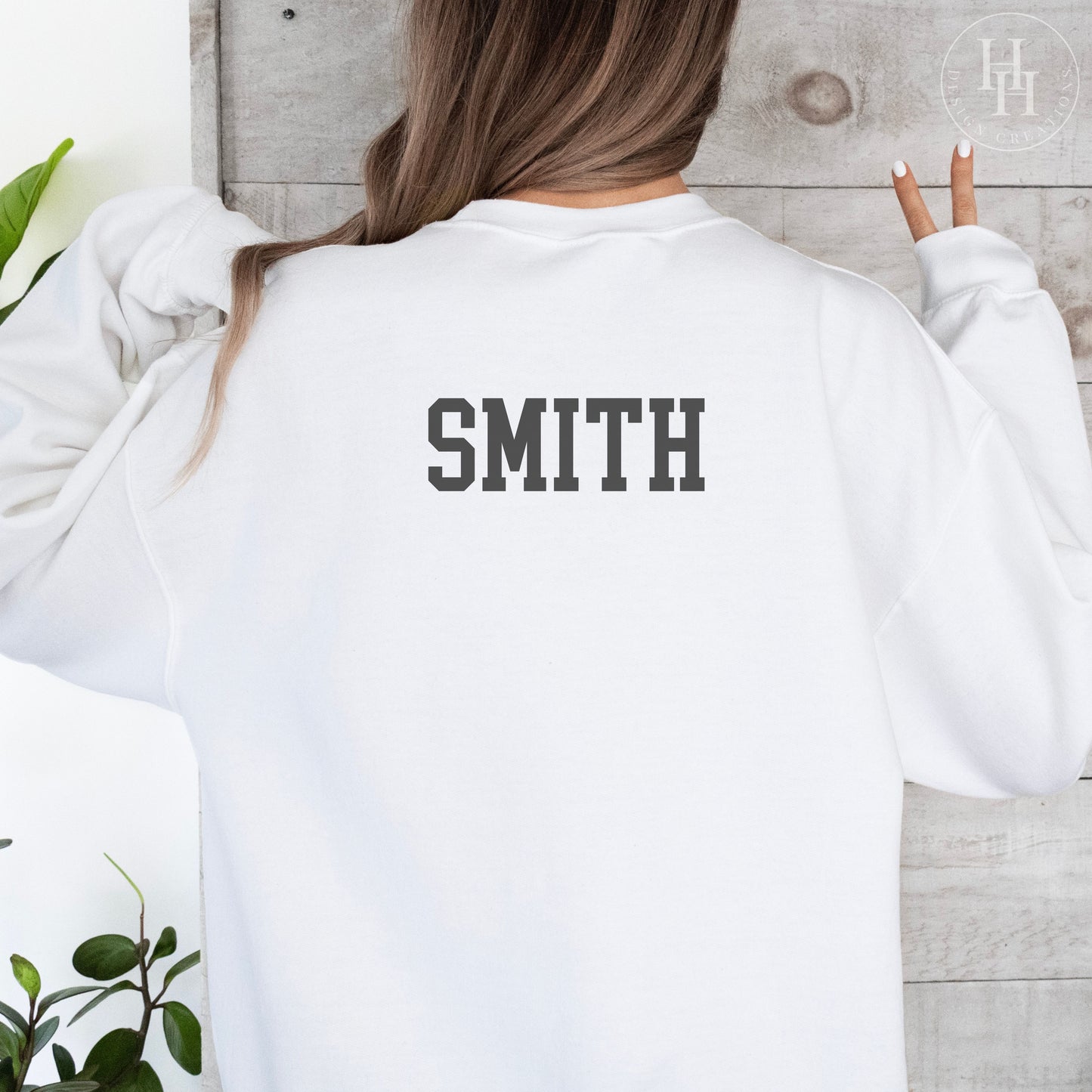 Custom Name Personalized Varsity Sweatshirt