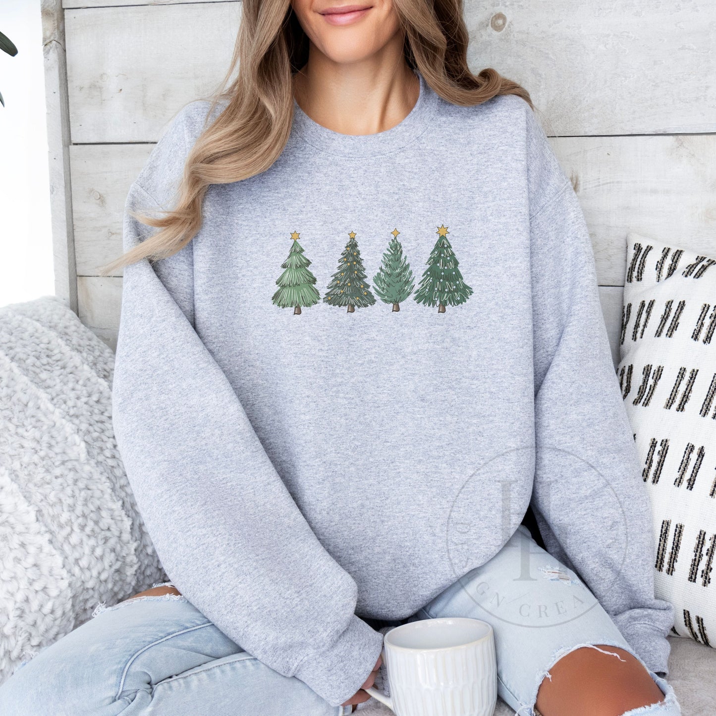 Christmas Tree Crewneck Sweatshirt