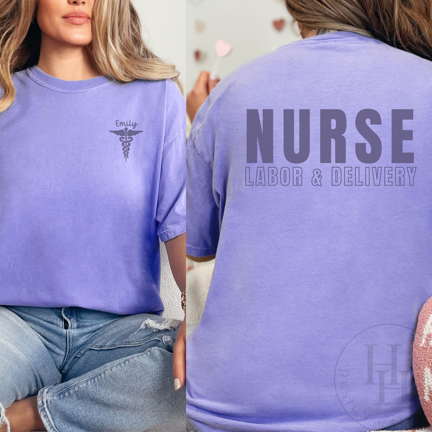 Labor & Delivery Nurse Personalized Tee