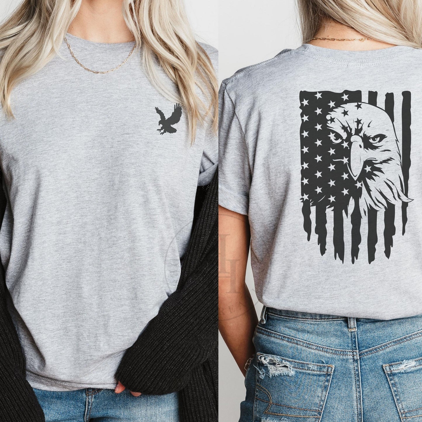 Bald Eagle Flag Tee - [PA1001]
