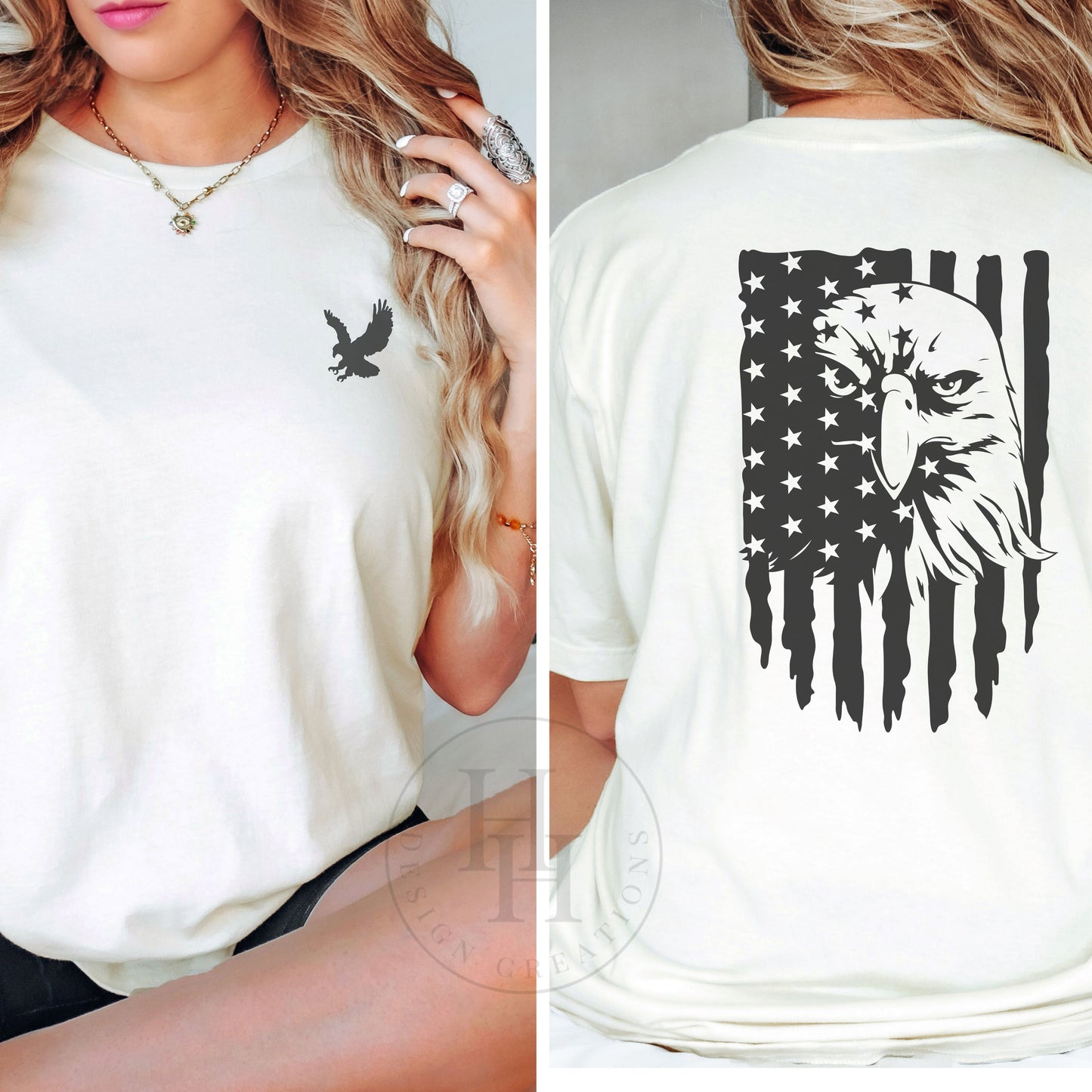 Bald Eagle Flag Tee - [PA1001]