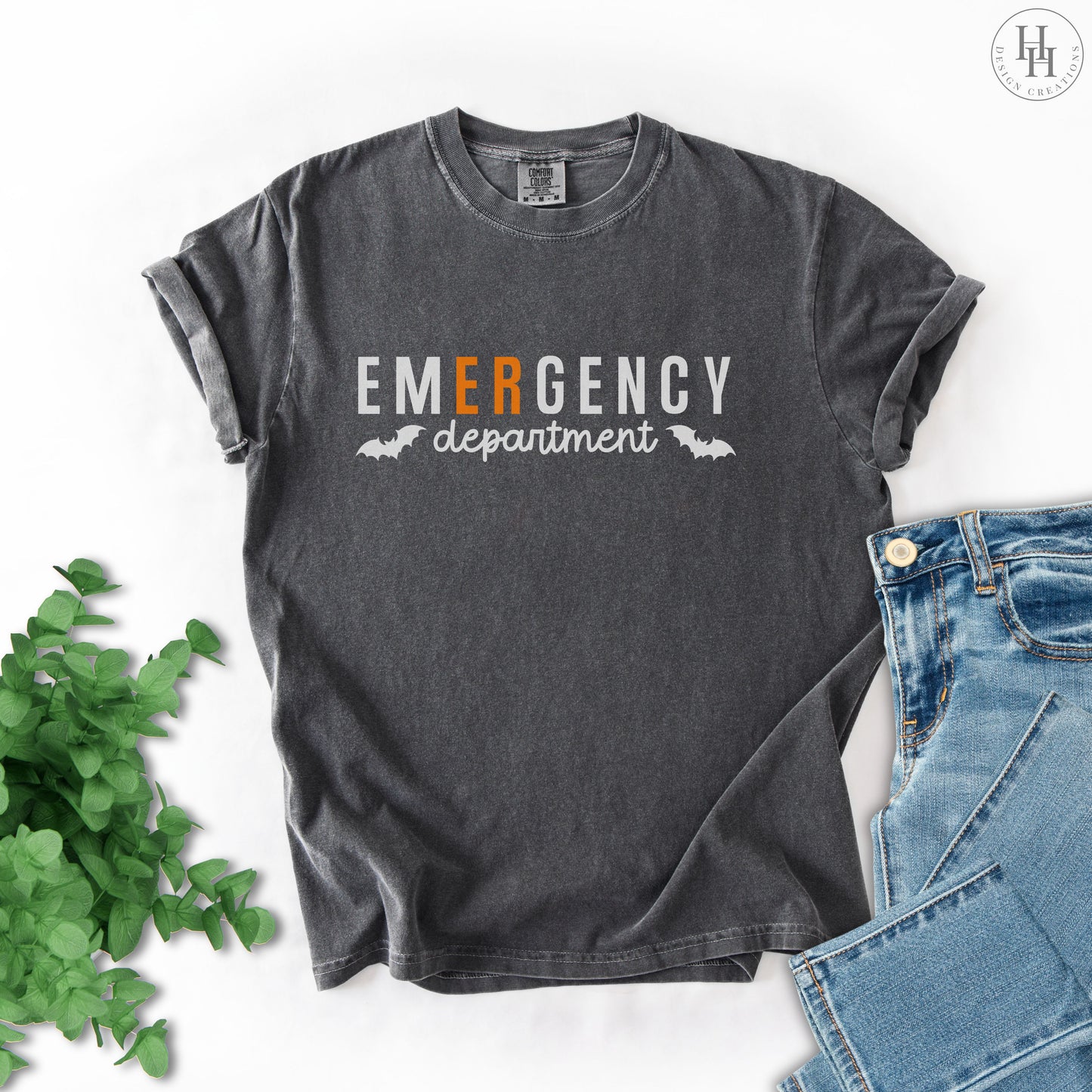 Halloween Emergency Department Tee, Comfort Colors [HW1046]