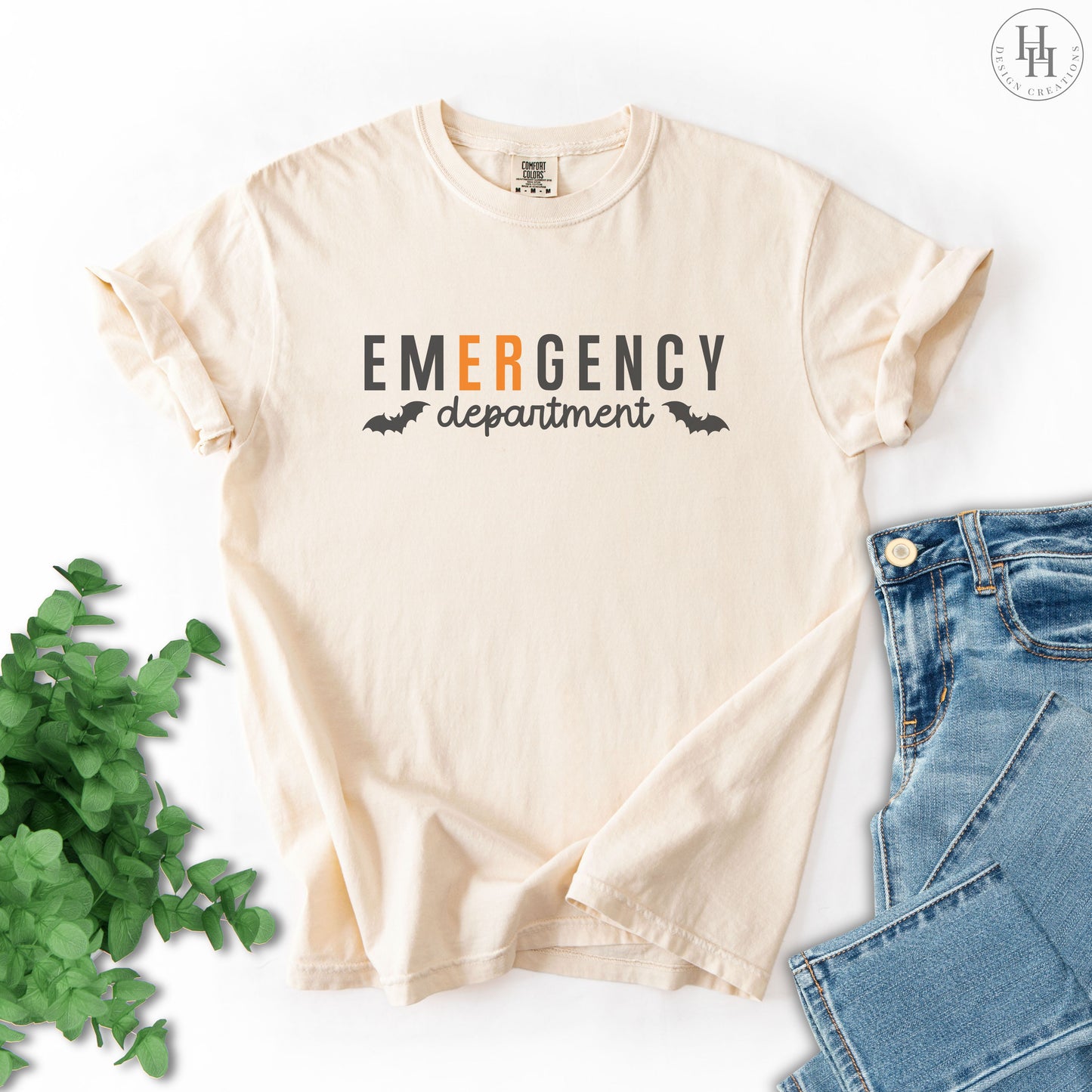 Halloween Emergency Department Tee, Comfort Colors [HW1046]
