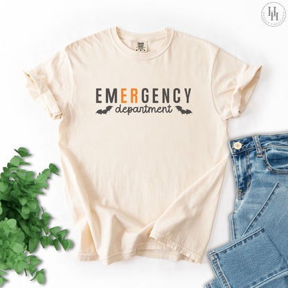 Halloween Emergency Department Tee, Comfort Colors [HW1046]
