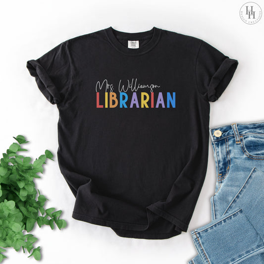 Personalized Librarian Tee [ON1008]