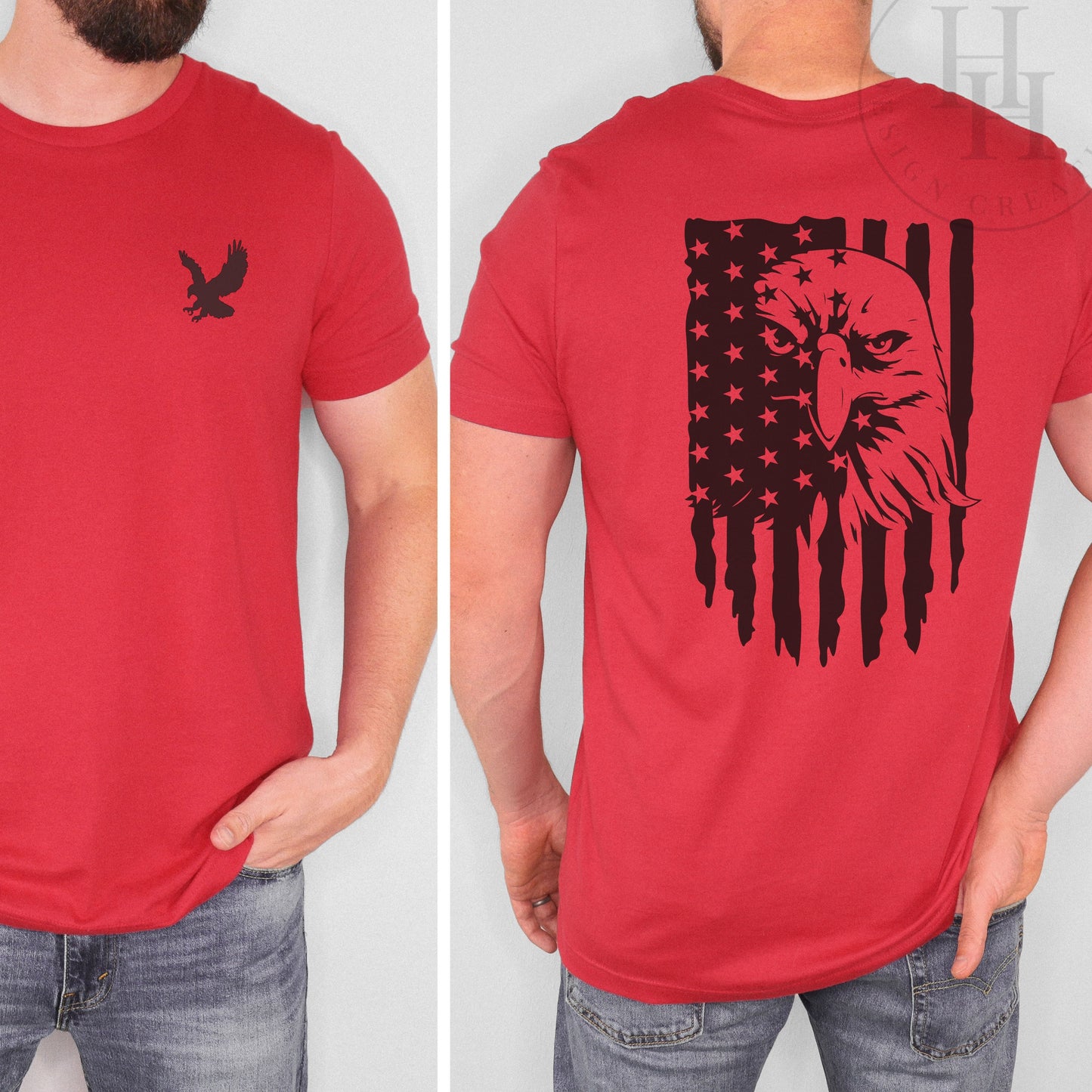 Bald Eagle Flag Tee - [PA1001]