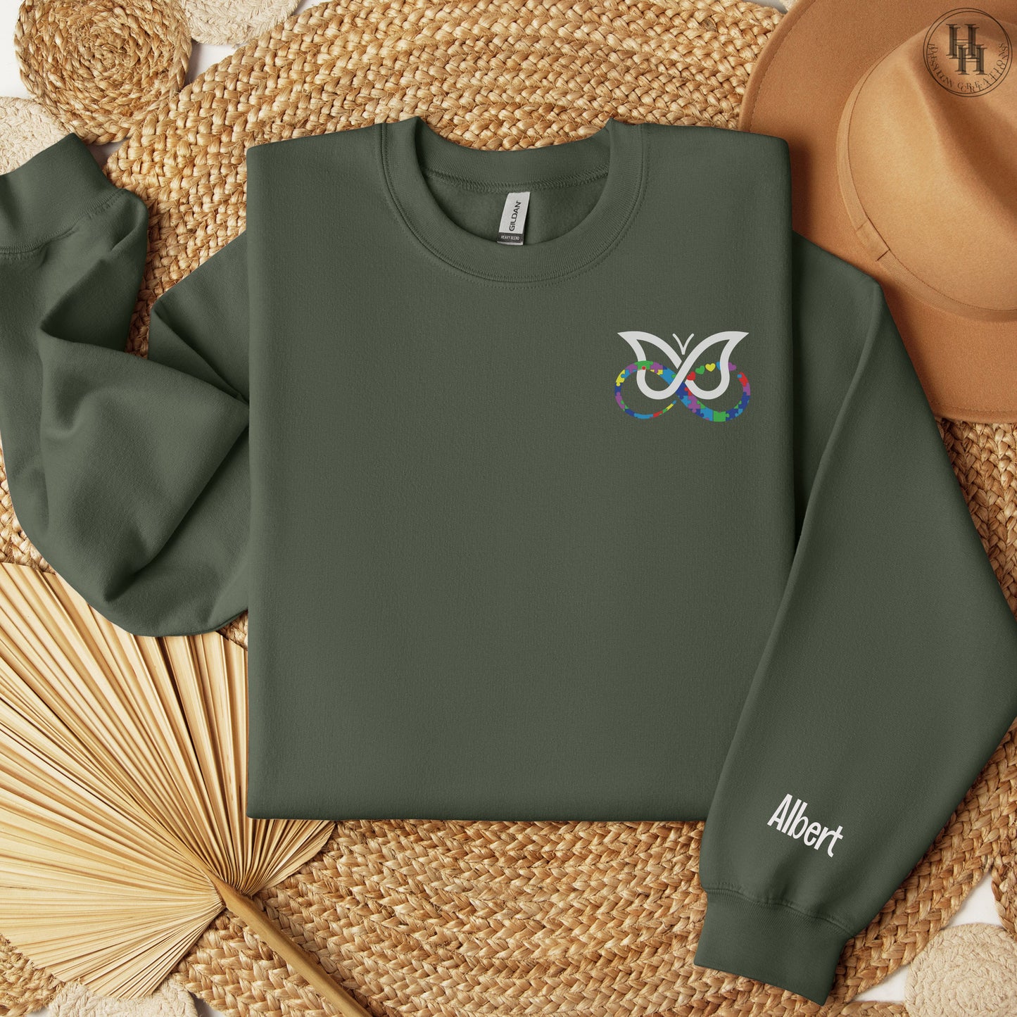 AuDHD Infinity+Butterfly Personalized Sweatshirt, Hoodie - [AS1007]