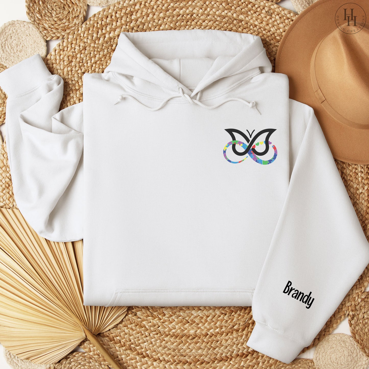 AuDHD Infinity+Butterfly Personalized Sweatshirt, Hoodie - [AS1007]