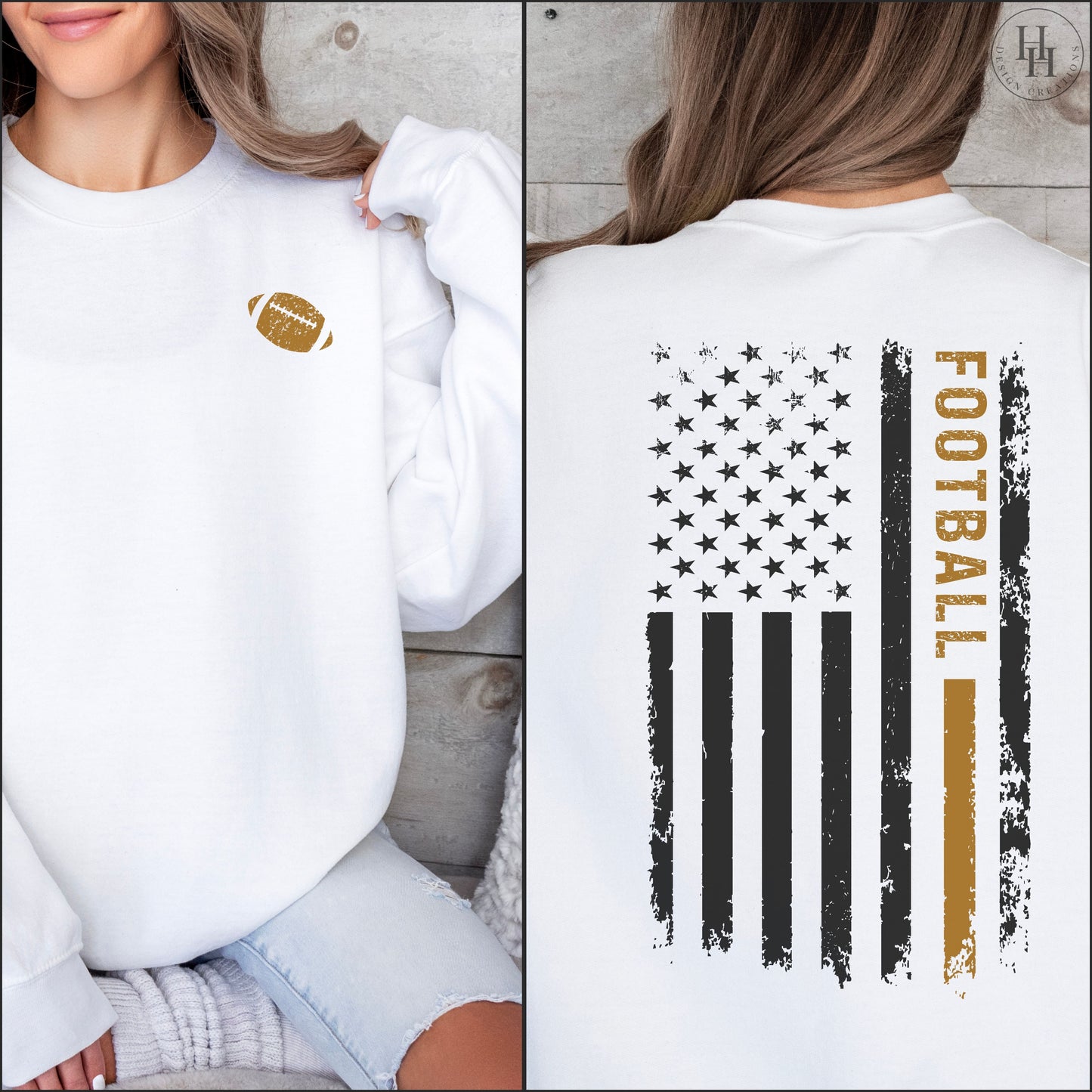 Football Tee, Sweatshirt, Hoodie [HS1041]