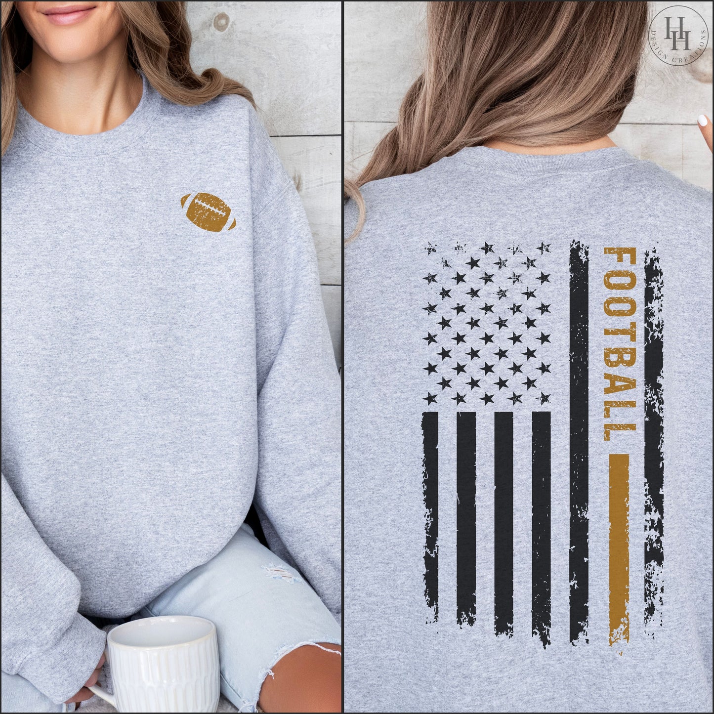 Football Tee, Sweatshirt, Hoodie [HS1041]