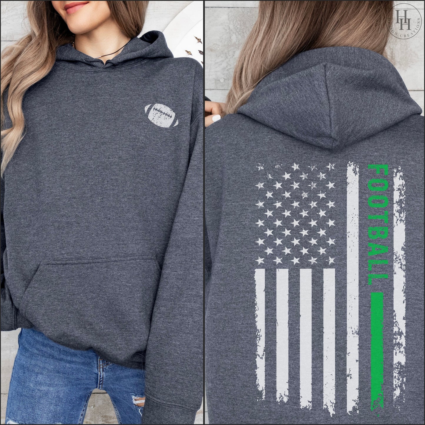 Football Tee, Sweatshirt, Hoodie [HS1041]