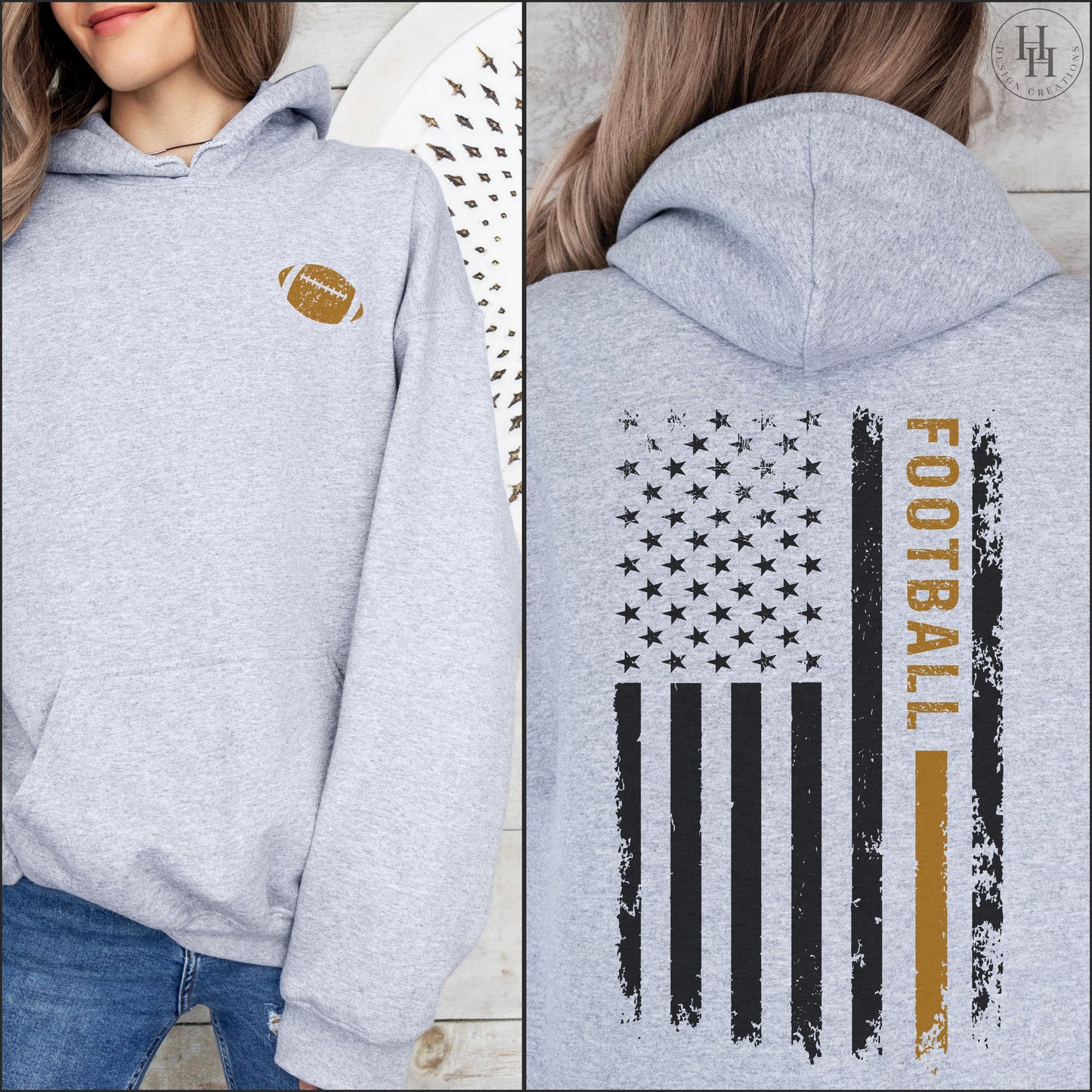 Football Tee, Sweatshirt, Hoodie [HS1041]