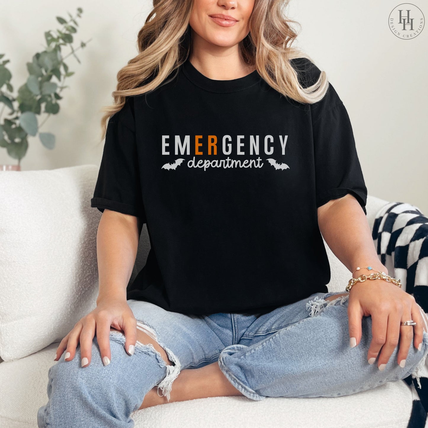 Halloween Emergency Department Tee, Comfort Colors [HW1046]