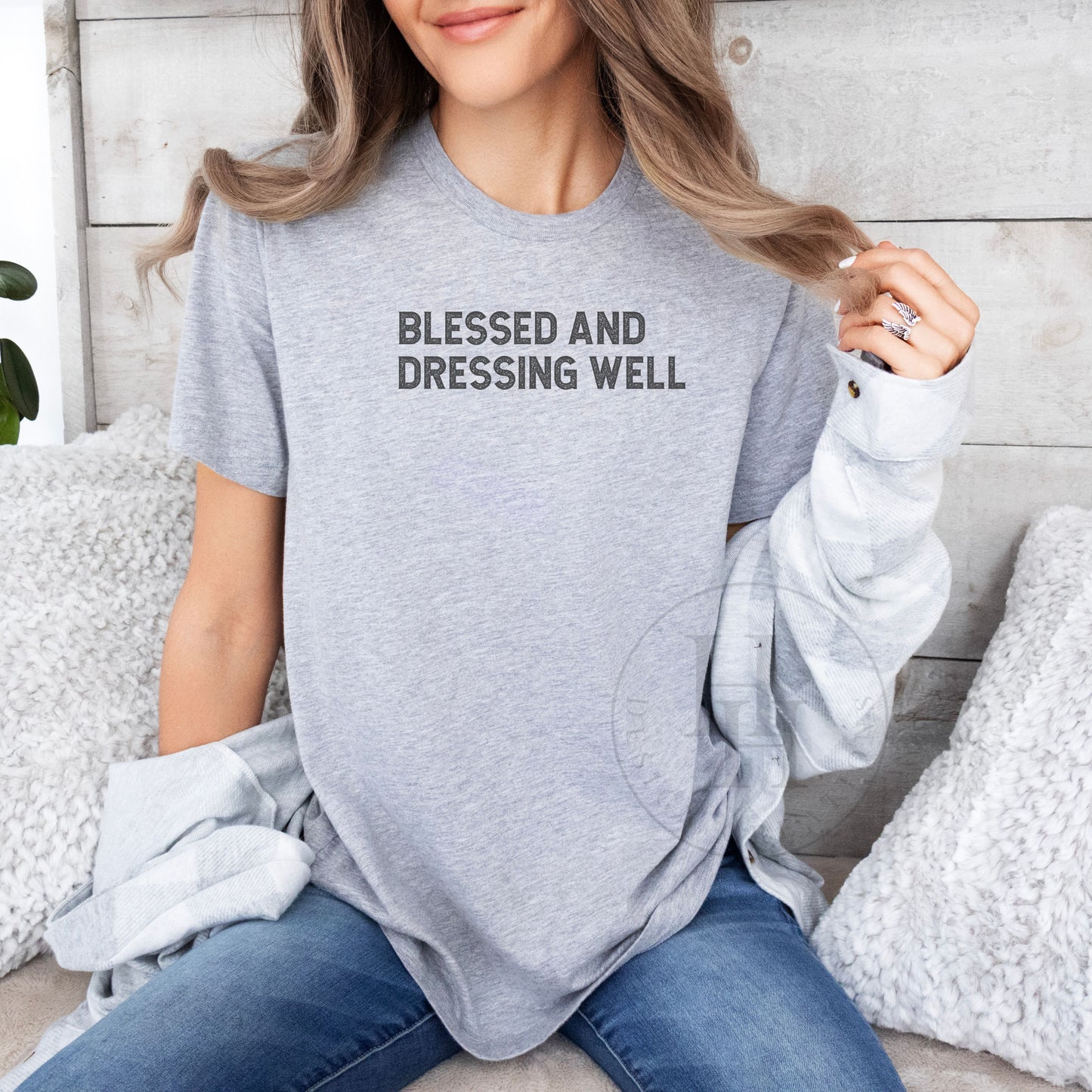 Thanksgiving Tee - Blessed & Dressing Well - [HT1022]