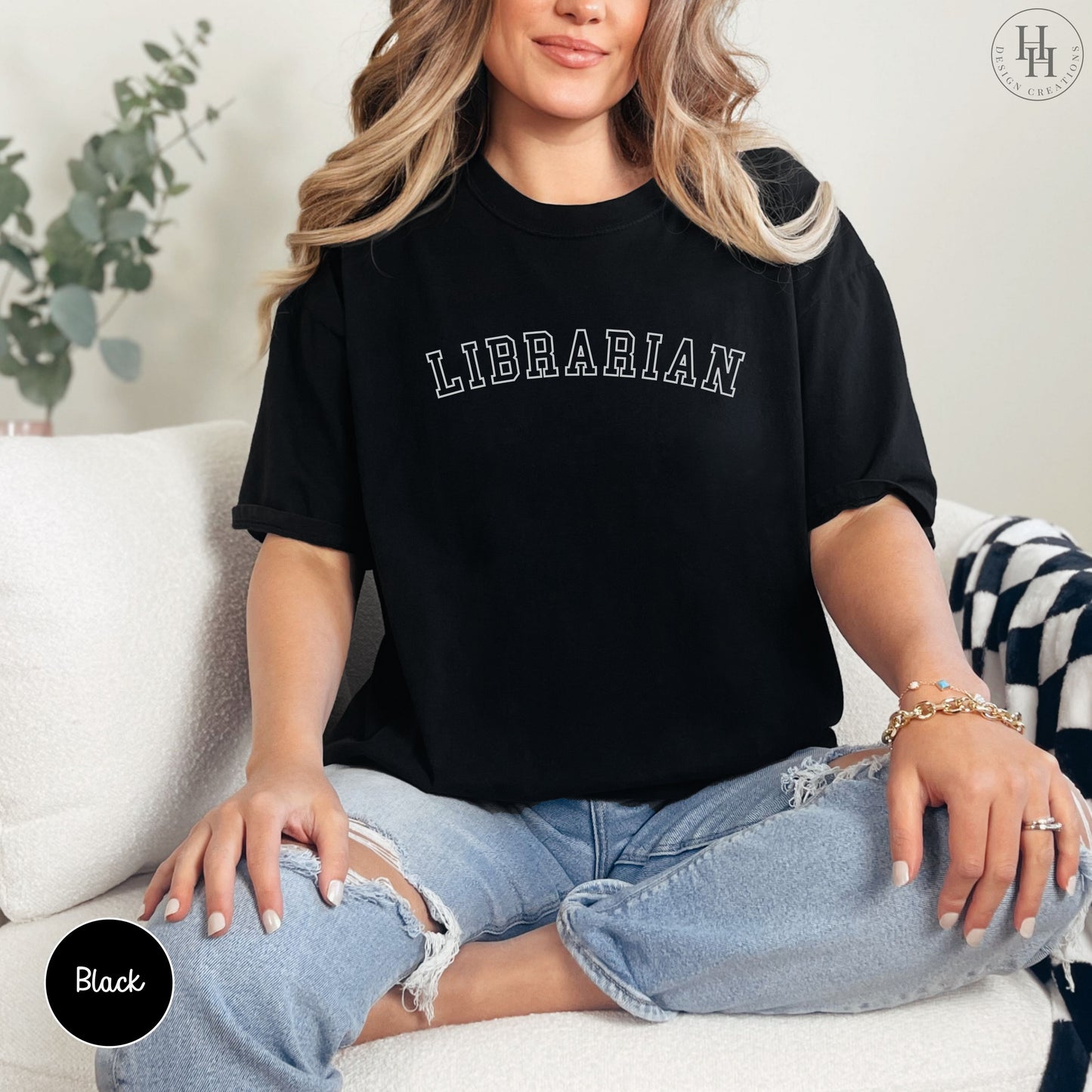 Librarian Comfort Color Tee [EH1006]