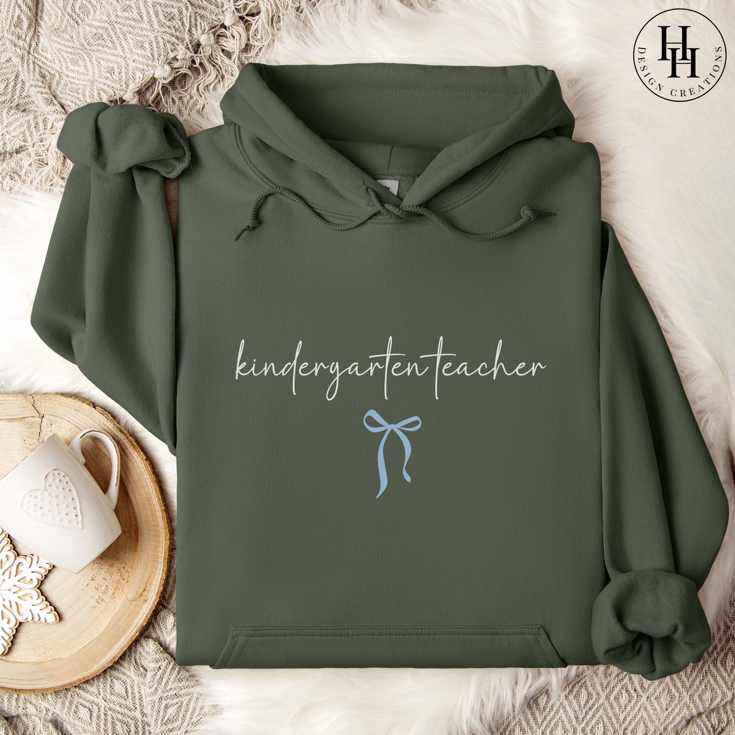 Kindergarten Teacher Bow Sweatshirt, Hoodie [ET1095]