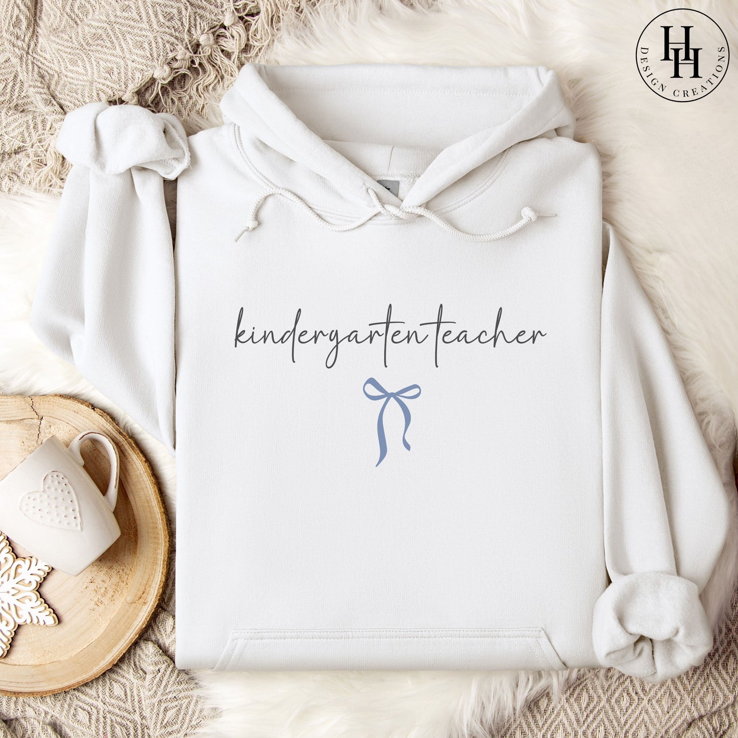 Kindergarten Teacher Bow Sweatshirt, Hoodie [ET1095]