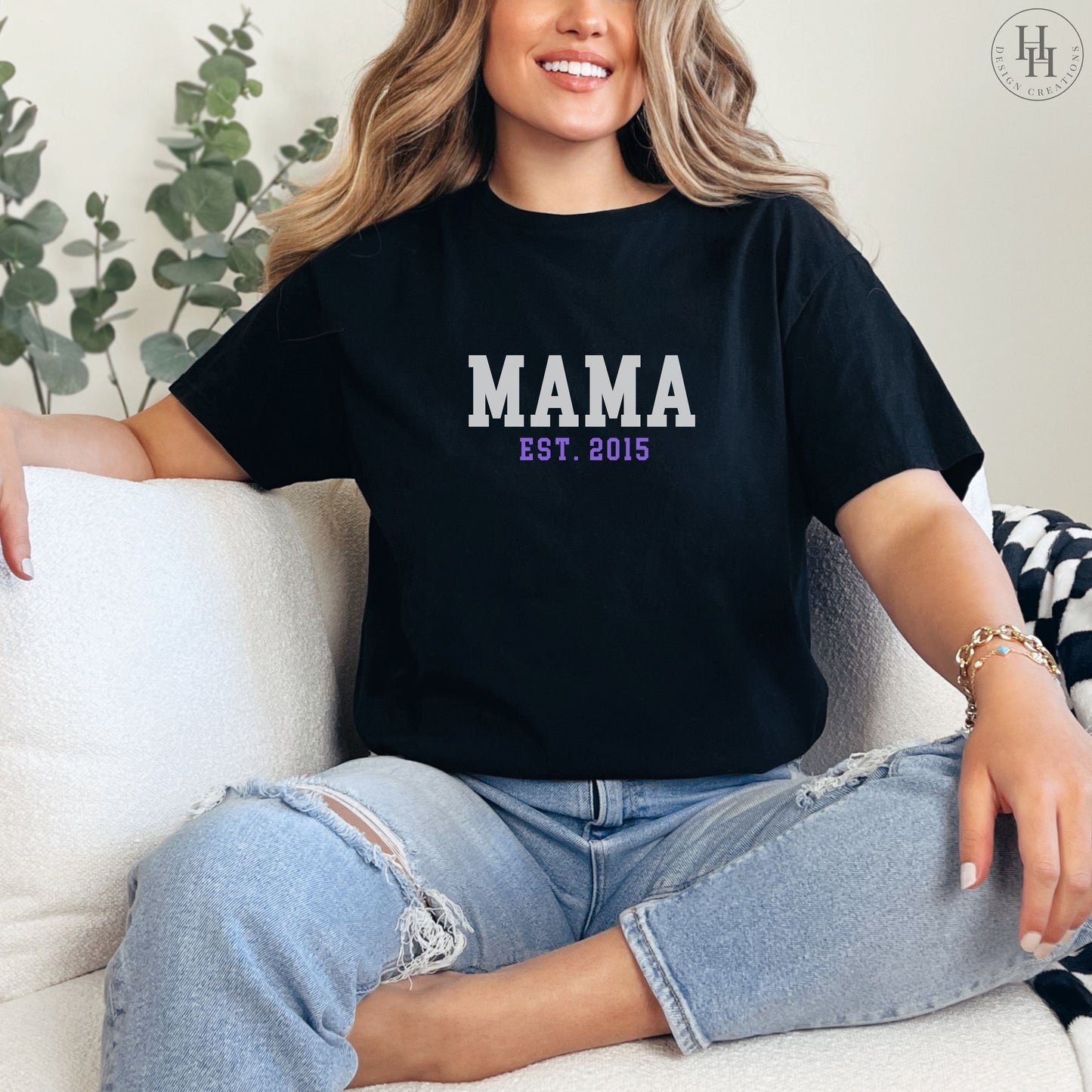 Mom EST Tee, Comfort Colors [FF1093]