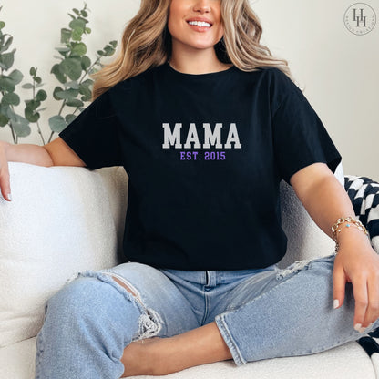 Mom EST Tee, Comfort Colors [FF1093]