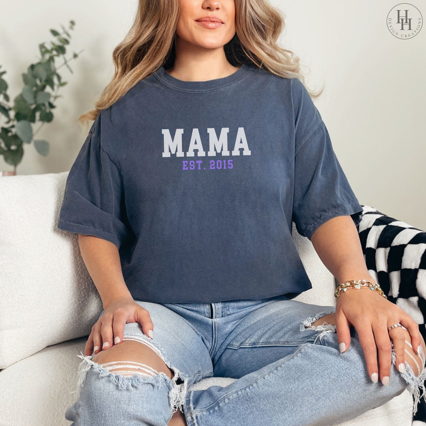 Mom EST Tee, Comfort Colors [FF1093]