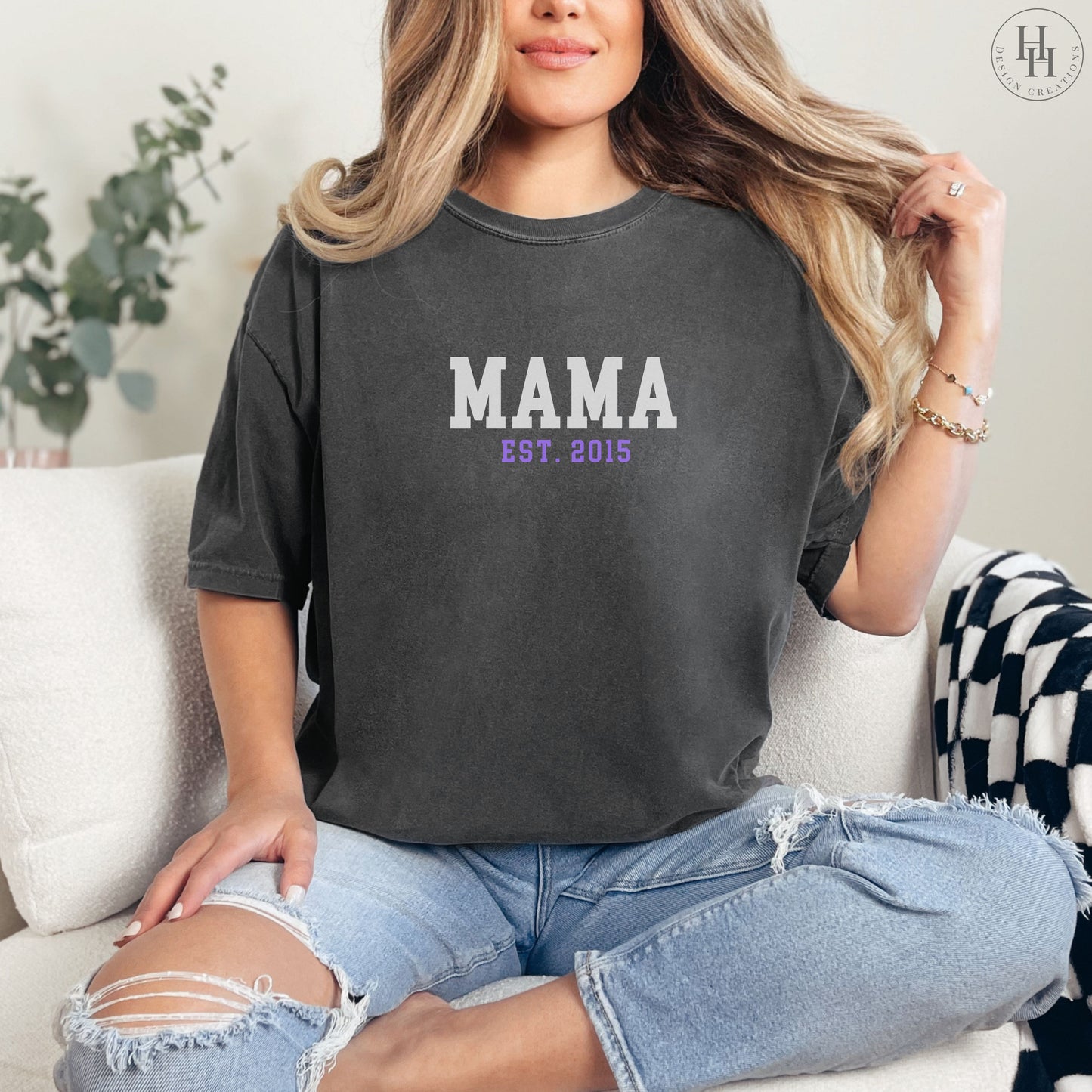 Mom EST Tee, Comfort Colors [FF1093]