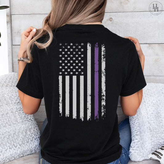 Purple Security Flag Tee, Sweatshirt, Hoodie [FN1012]