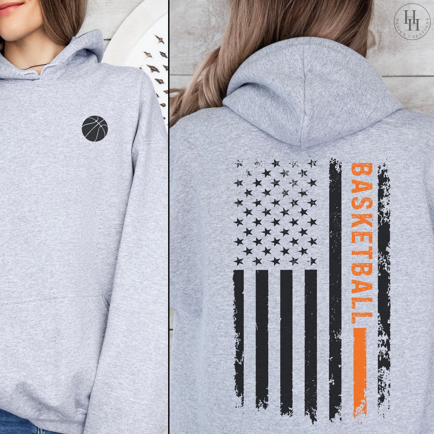 Basketball Flag Tee, Sweatshirt, Hoodie [HS1040]
