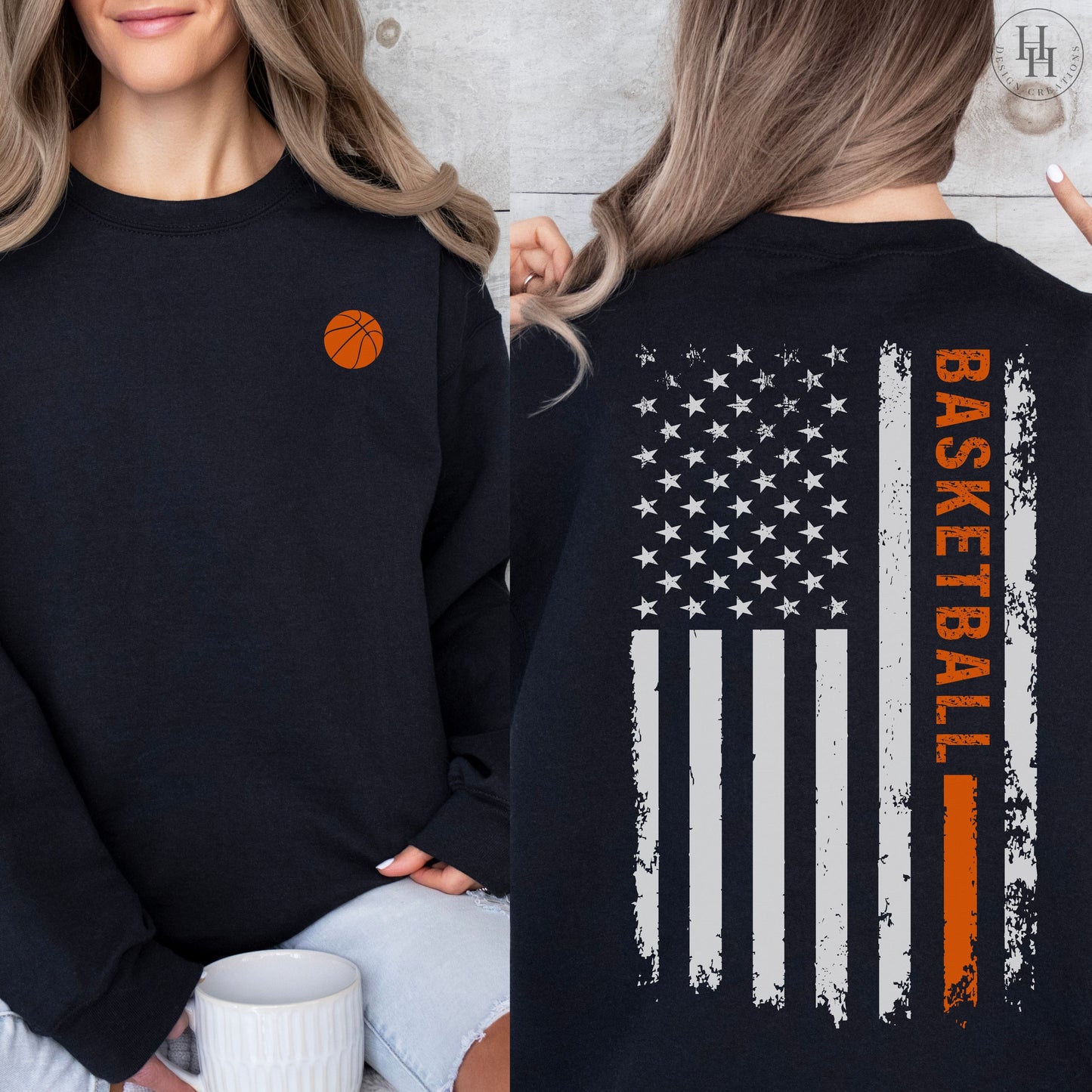 Basketball Flag Tee, Sweatshirt, Hoodie [HS1040]