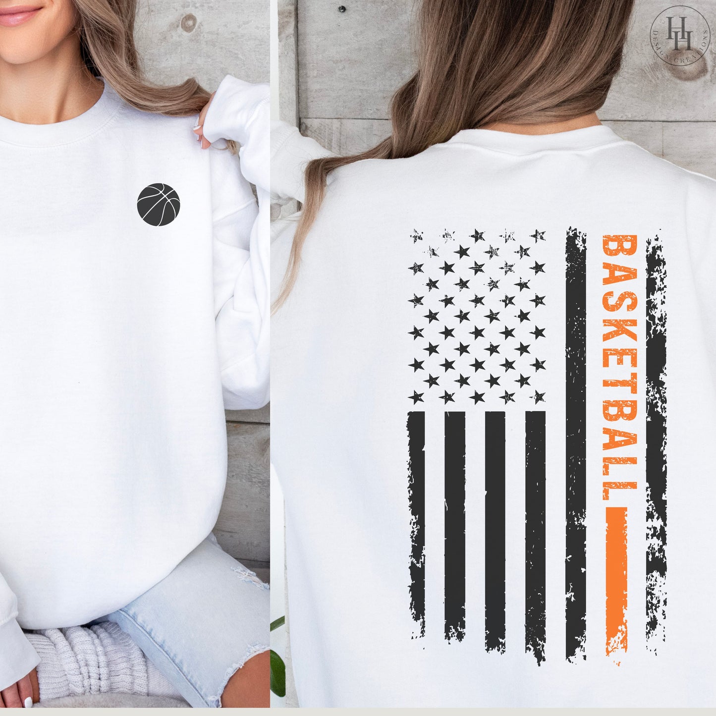 Basketball Flag Tee, Sweatshirt, Hoodie [HS1040]