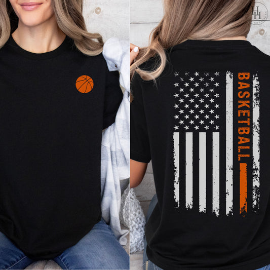 Basketball Flag Tee, Sweatshirt, Hoodie [HS1040]