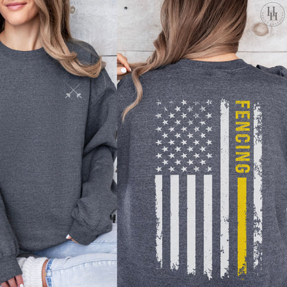 Fencing Flag Tee, Sweatshirt, Hoodie [HS1075]