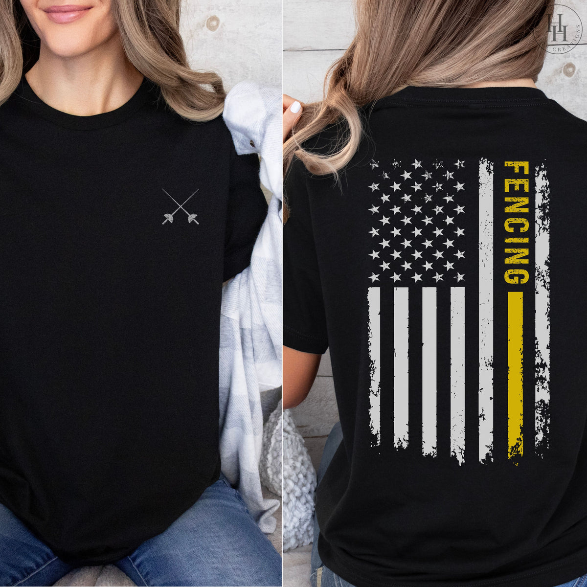 Fencing Flag Tee, Sweatshirt, Hoodie [HS1075]