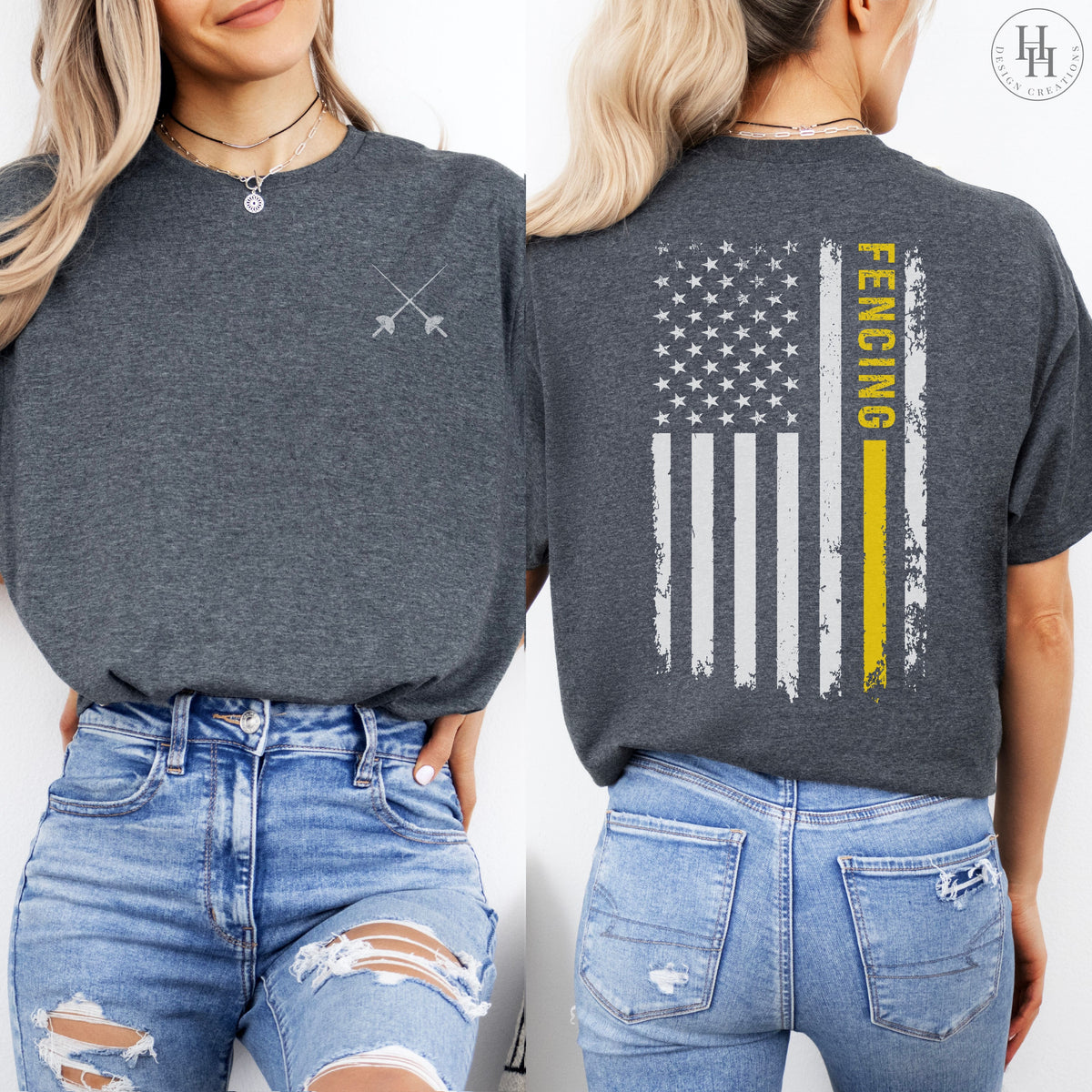 Fencing Flag Tee, Sweatshirt, Hoodie [HS1075]