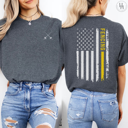 Fencing Flag Tee, Sweatshirt, Hoodie [HS1075]