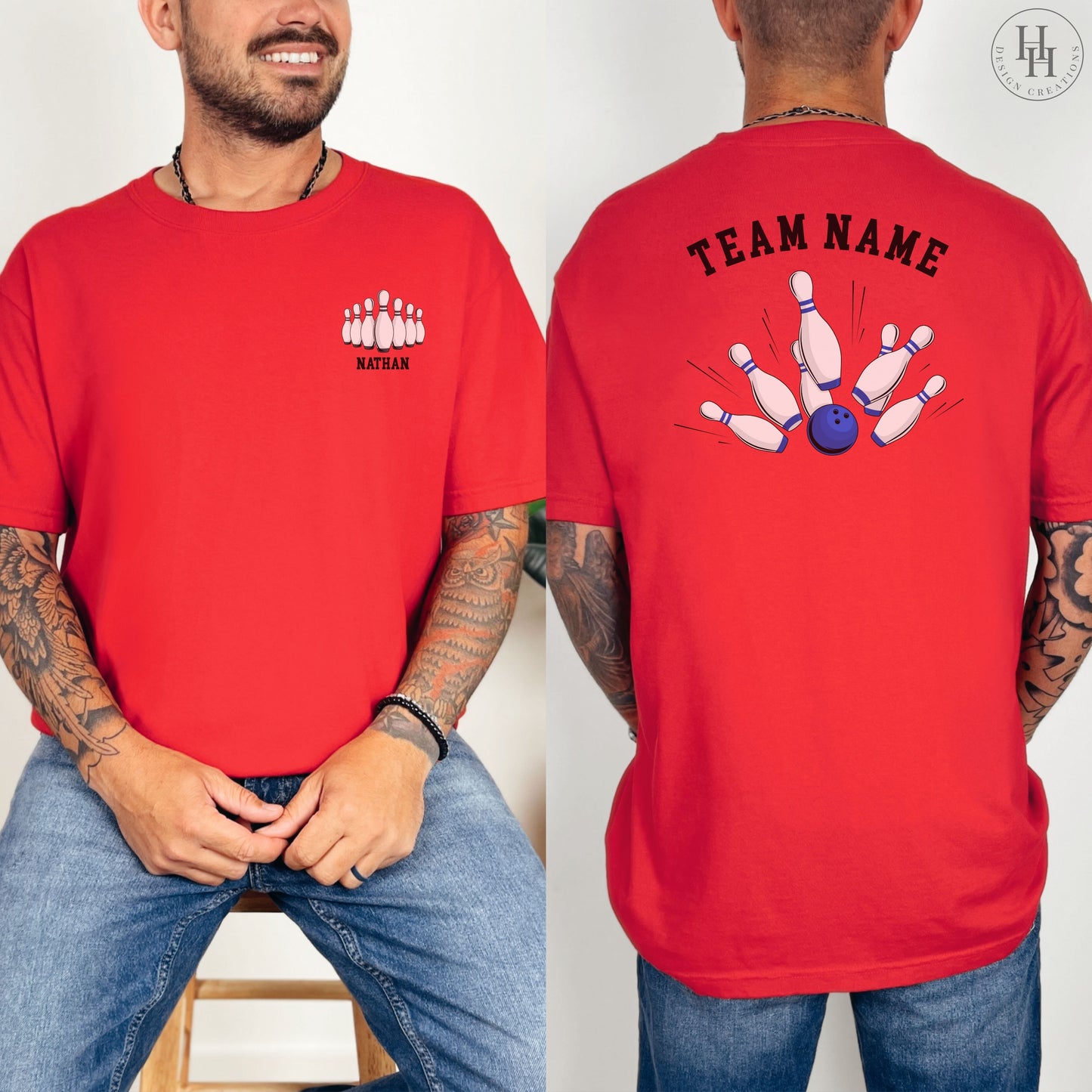 Personalized Bowling Tee [HS1089.P]