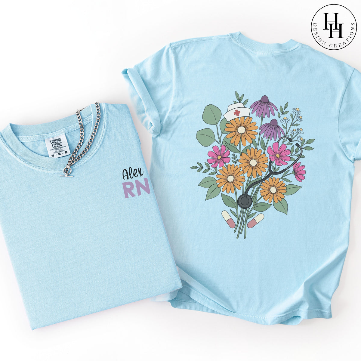 Nurse Tee, Wildflower, Comfort Colors [OR1116]