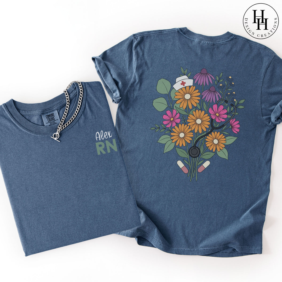 Nurse Tee, Wildflower, Comfort Colors [OR1116]