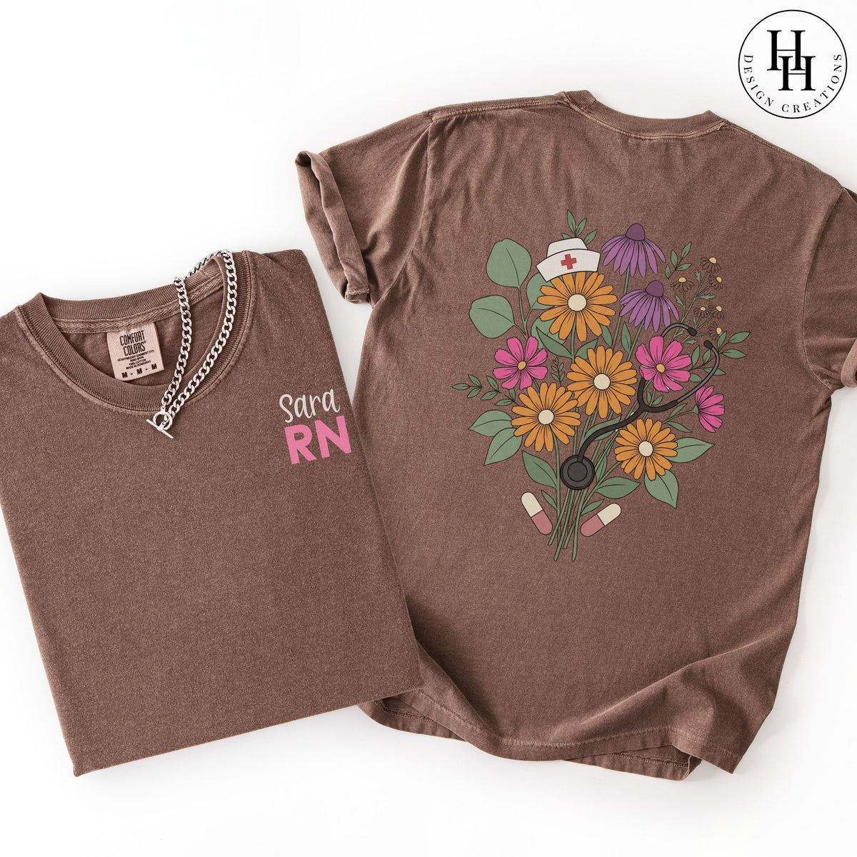 Nurse Tee, Wildflower, Comfort Colors [OR1116]