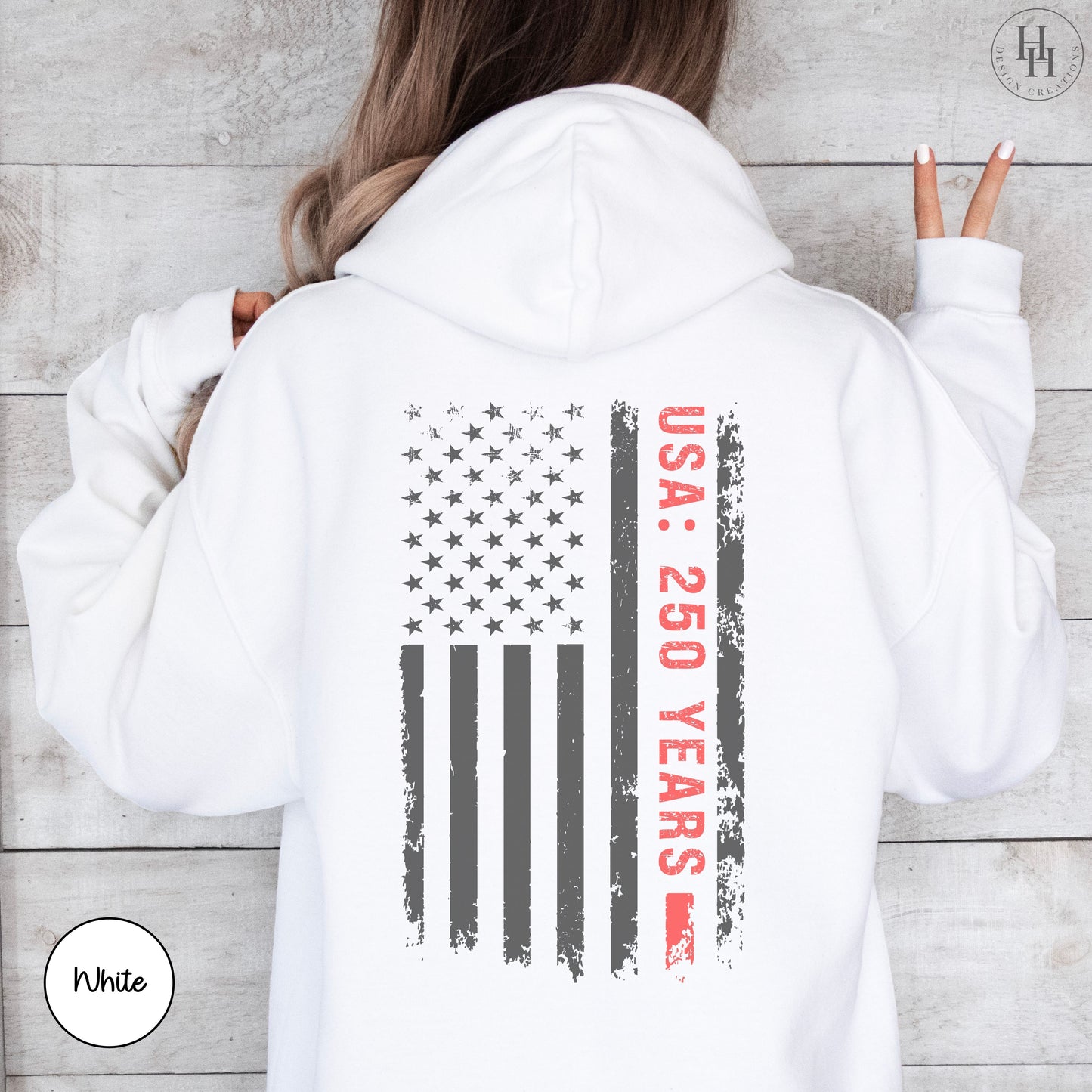 America 250 Birthday - 250 Years Flag, Sweatshirt, Hoodie [PA1017]