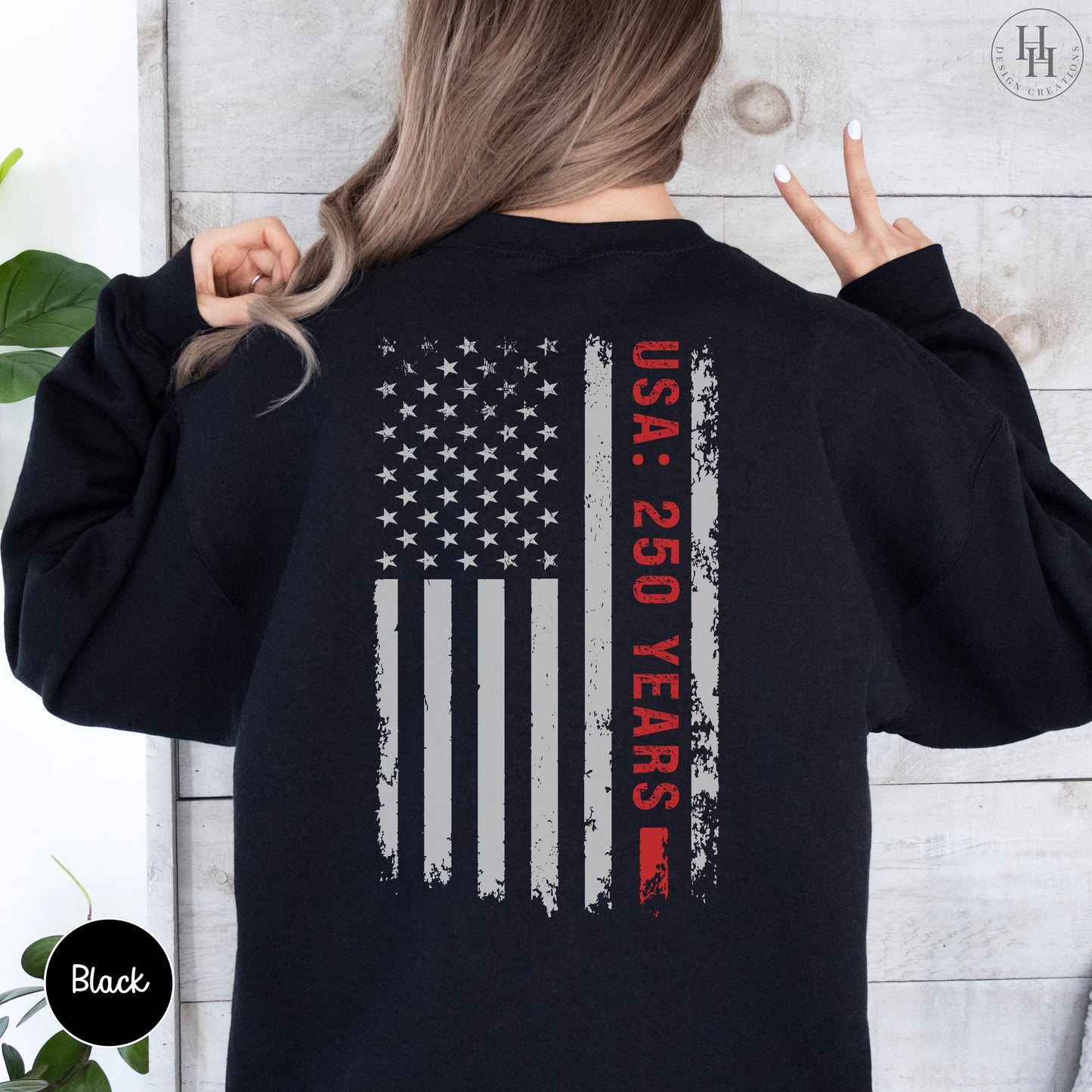 America 250 Birthday - 250 Years Flag, Sweatshirt, Hoodie [PA1017]