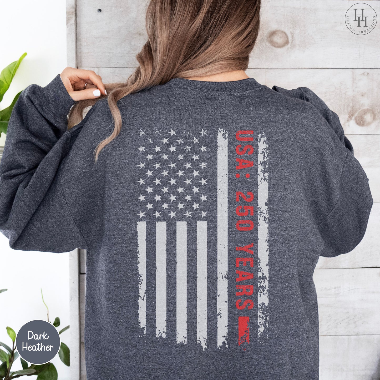 America 250 Birthday - 250 Years Flag, Sweatshirt, Hoodie [PA1017]