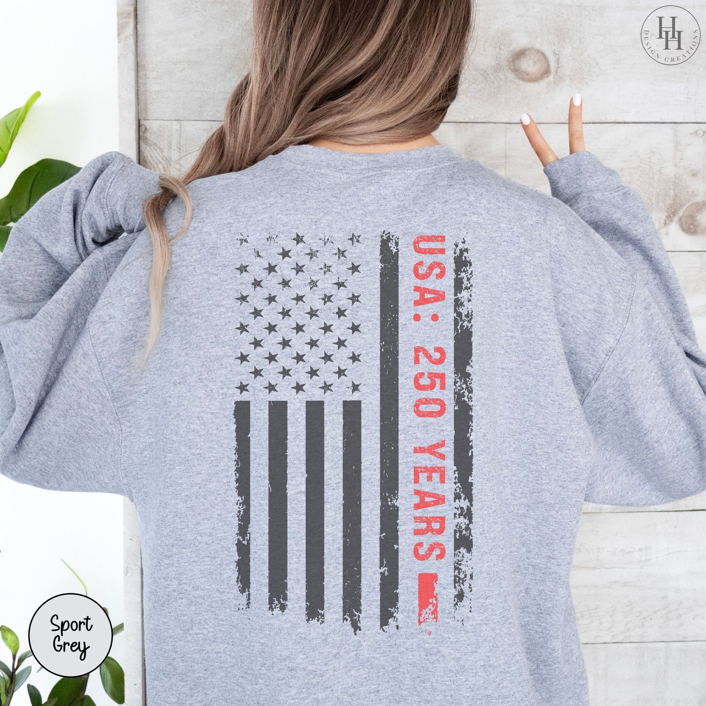 America 250 Birthday - 250 Years Flag, Sweatshirt, Hoodie [PA1017]