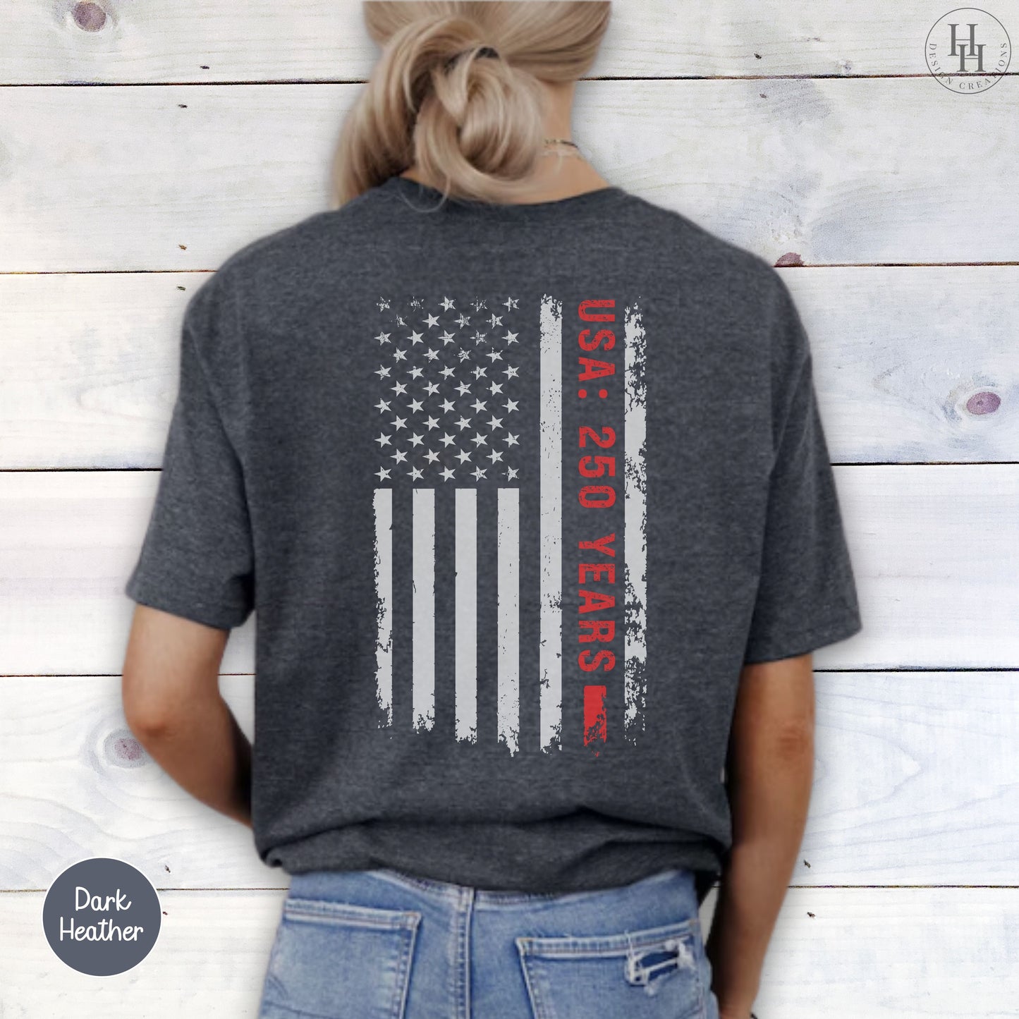 America 250 Birthday - 250 Years Flag, Sweatshirt, Hoodie [PA1017]