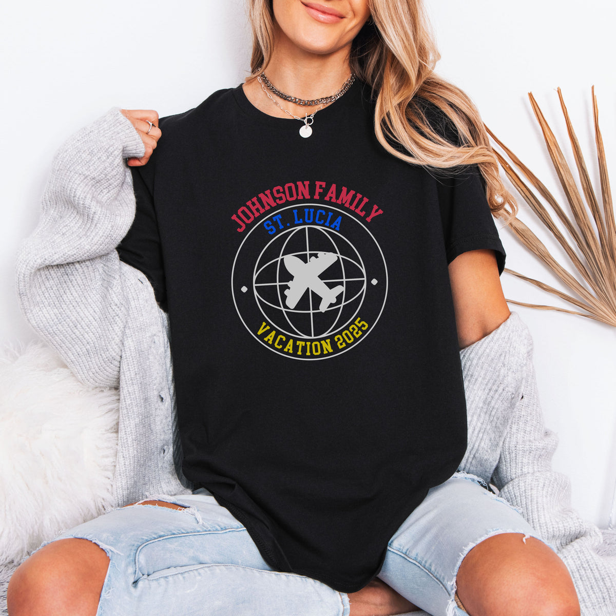 Personalized Travel Tee, Global Plane Tee, Sweatshirt, Hoodie [VF1003]