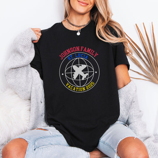 Personalized Travel Tee, Global Plane Tee, Sweatshirt, Hoodie [VF1003]