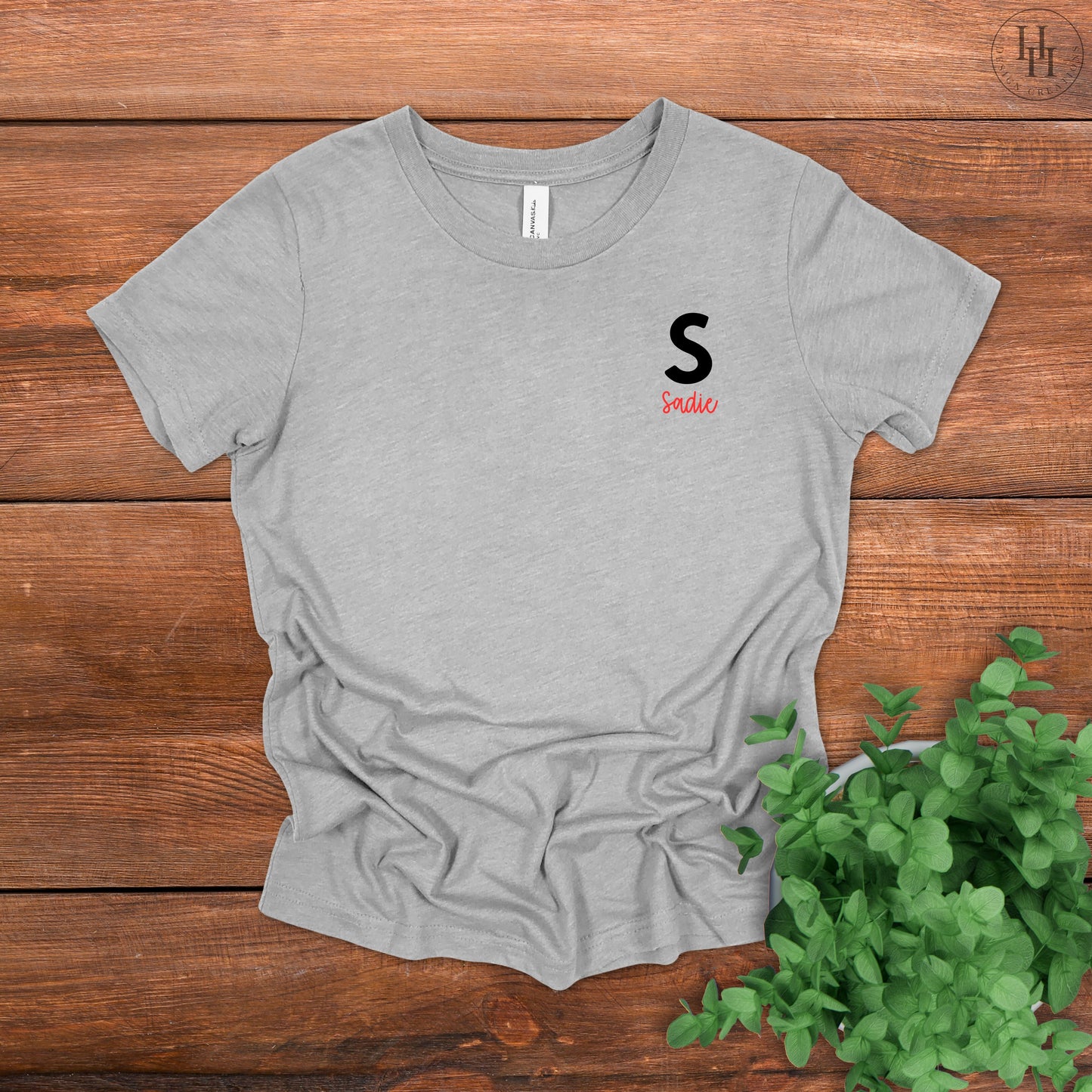 Personalized Youth Initial Tee [YT1007]