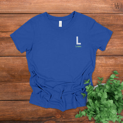 Personalized Youth Initial Tee [YT1007]