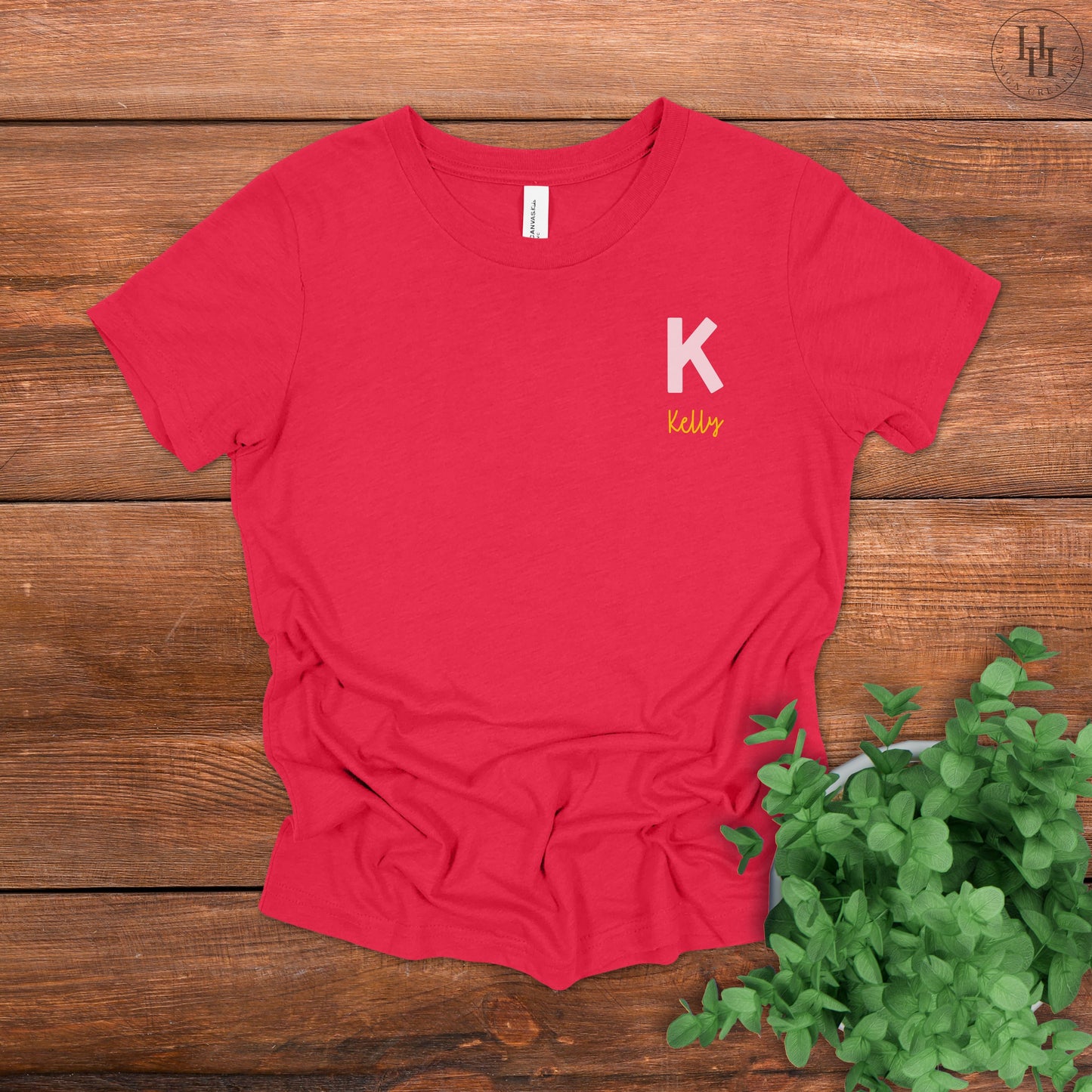 Personalized Youth Initial Tee [YT1007]